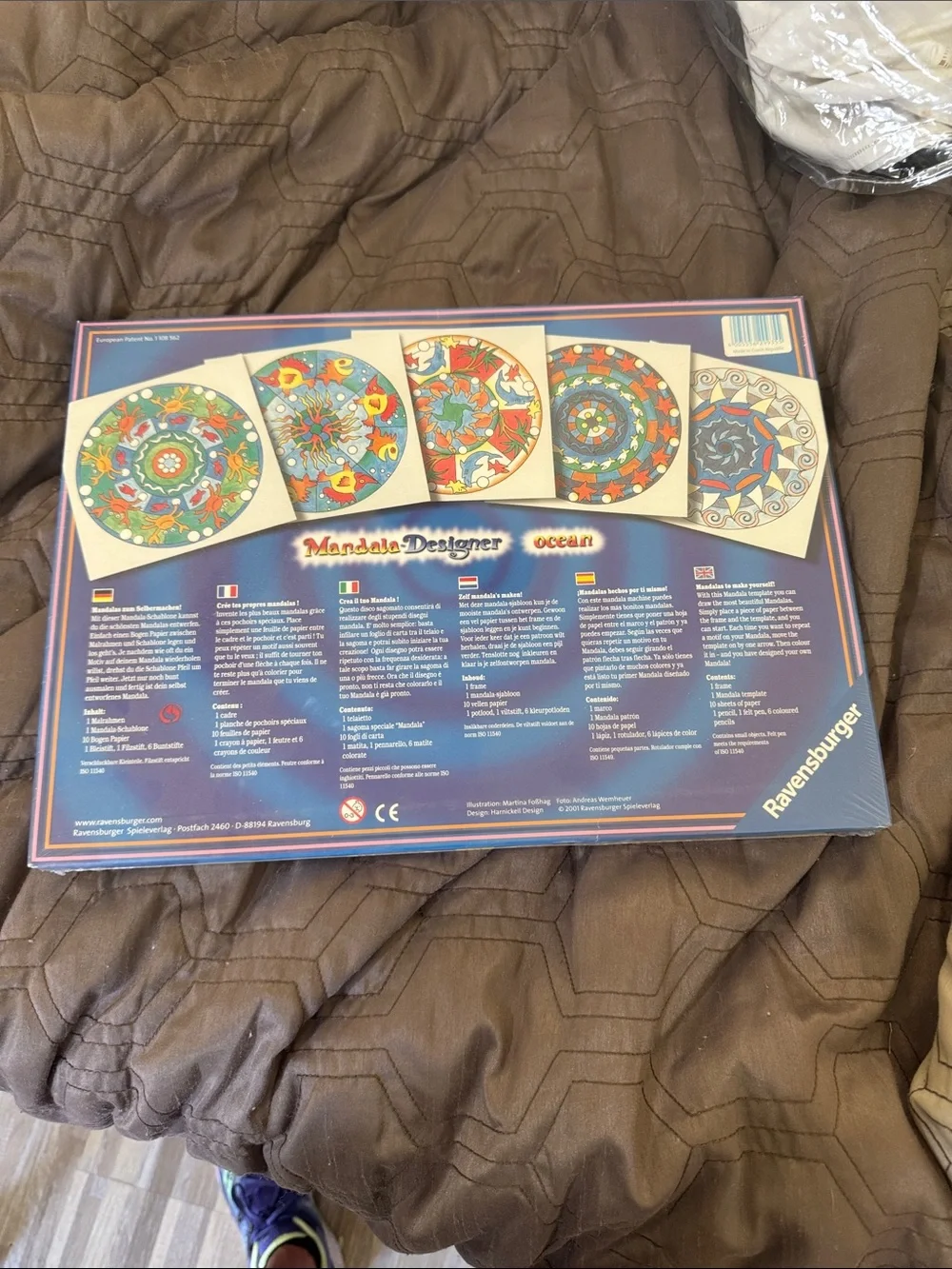 Ravensburger Mandala Designer Ocean Art Set - Blue, Yellow, Red